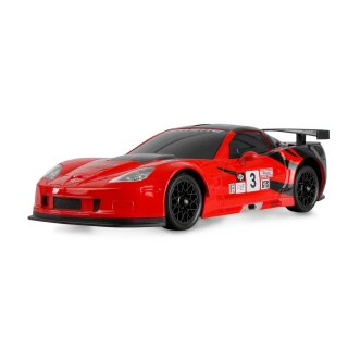 Amewi 21121 Corvette C6.R Drift Car 1:18 RTR rot