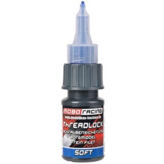 mobo-racing Schraubensicherung weich Blau 10 g Drehverschluss Blau