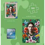 Ravensburger 01736 Puzzle Frida Kahlo, blühende...