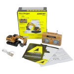 Amewi 22744 1:64 Mini-Bagger aus Metall proportional 8-Kanal RTR