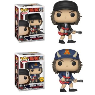 Funko POP FK36318 AC/DC POP! Rocks Vinyl Figuren Angus Young 9 cm