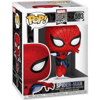 Funko POP FK46952 80th POP! Marvel Vinyl Figur Spider-Man First Appearance 9 cm