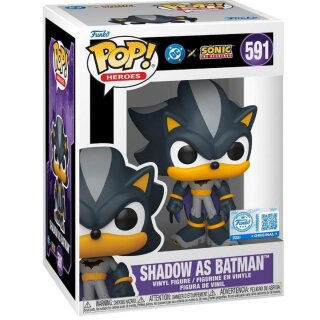 Funko POP FK88903 DCs Justice League and Sonic Shadow/Batman POP! Vinyl Figur 9 cm
