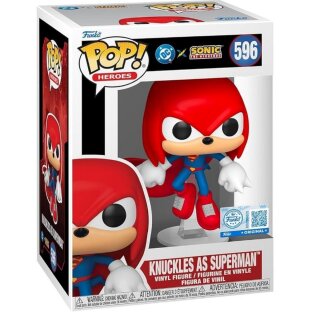Funko POP FK88908 DC x Sonic Knuckles als Superman POP! Vinyl Figur 9 cm