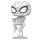 Funko POP FK90300 Marvel Sketched - Spider-Man POP! Vinyl Figur 9 cm