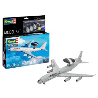 Revell 63794 1:144 Model Set Boeing E-3A inkl. Pinsel, Farben, Kleber