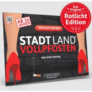 Denkriesen SL2009 Stadt Land Vollpfosten® Spielblock - Rotlicht Edition