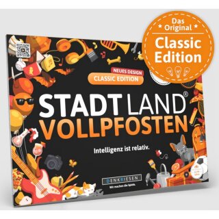 Denkriesen SL2022 Stadt Land Vollpfosten® Spielblock - Classic Edition
