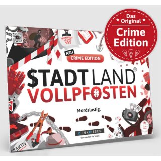 Denkriesen SL2032 Stadt Land Vollpfosten® Spielblock - Crime Edition