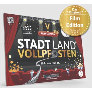 Denkriesen SL2034 Stadt Land Vollpfosten® Spielblock - Film Edition