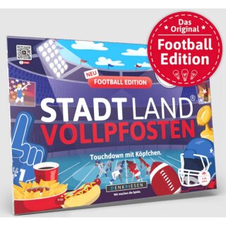 Denkriesen SL2037 Stadt Land Vollpfosten® Spielblock - Football Edition