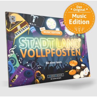 Denkriesen SL2040 Stadt Land Vollpfosten® Spielblock - Music Edition