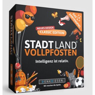 Denkriesen SL3001 Stadt Land Vollpfosten® Kartenspiel - Classic Edition