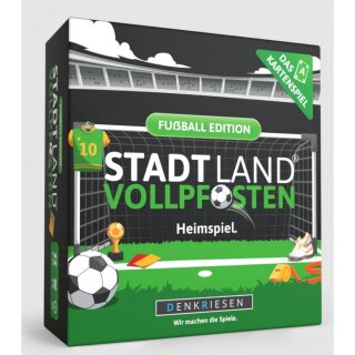 Denkriesen SL3017 Stadt Land Vollpfosten® Kartenspiel - Fußball Edition