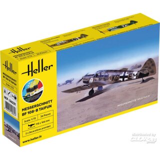 Heller 56231 Starter Kit Messerschmitt Bf 108 B Taifun 1:72