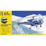 Heller 56286 STARTER KIT SA 316 Alouette III Gendarmerie 1:72