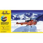 Heller 56289 STARTER KIT Alouette III Sécurité Civile 1:72