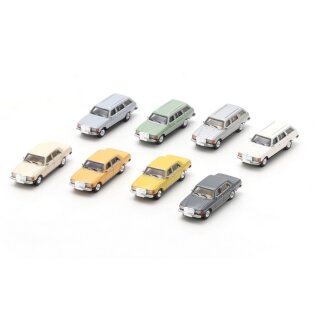 Schuco 451870035 1:87 Mercedes Benz W123 8er-Set 4x Limo./4xKombi