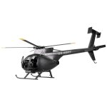 Amewi 25375 MD500 Pro GPS Helikopter Black-Edition 9-Kanal 3D/6G RTF