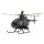 Amewi 25375 MD500 Pro GPS Helikopter Black-Edition 9-Kanal 3D/6G RTF