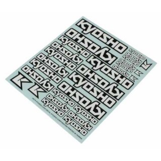 Kyosho K.36276B Dekorbogen Kyosho Logo 235x210mm