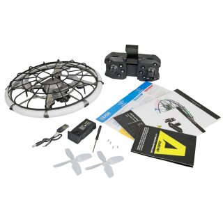Amewi 25376 M18 Brushless-Drohne mit Kamera & LED-Ring RTF