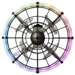 Amewi 25376 M18 Brushless-Drohne mit Kamera & LED-Ring RTF