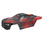 Arrma ARA-2652 MINI KRATON Body, Black/Red