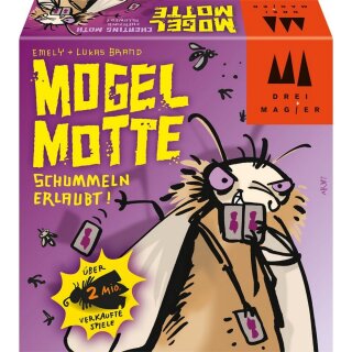 Schmidt Spiele 40862 Kartenspiel Drei Magier®: Mogel Motte, Kartenspiel