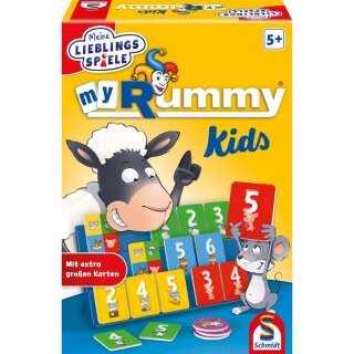 Schmidt Spiele 40544 Kartenspiel Meine Lieblingsspiele: MyRummy® Kids