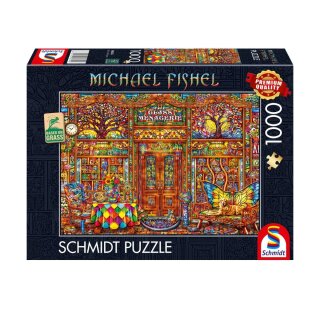 Schmidt Spiele 58614 Michael Fishel Glas-Menagerie 1000 Teile Puzzle