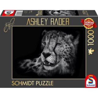 Schmidt Spiele 58542 Ashley Rader Speed - Gepard, im Zeichen der Anmut 1000 Teile Puzzle