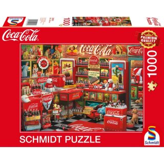 Schmidt Spiele 59915 Coca Cola Nostalgie 1000 Teile Puzzle