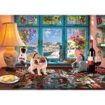 Schmidt Spiele 58344 Am Puzzletisch 1000 Teile Puzzle