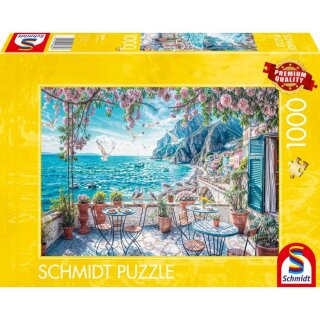 Schmidt Spiele 58884 Terrasse am Meer 1000 Teile Puzzle