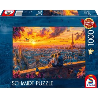 Schmidt Spiele 58885 Pariser Dachgeflüster 1000 Teile Puzzle