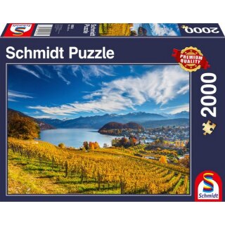 Schmidt Spiele 58953 Weinberge 2000 Teile Puzzle