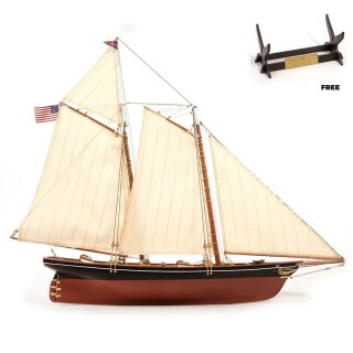 OCCRE oc12014 Yachtmodell America - America’s Cup Yacht Standmodellbausatz 1:75