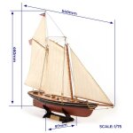 OCCRE oc12014 Yachtmodell America - America’s Cup...