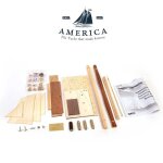 OCCRE oc12014 Yachtmodell America - America’s Cup Yacht Standmodellbausatz 1:75