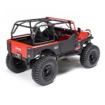 Axial AXI03008V2T1 1:10 SCX10 III Jeep CJ-7 4X4 RTR Brushed Rock Crawler, Red