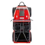 Axial AXI03008V2T1 1:10 SCX10 III Jeep CJ-7 4X4 RTR Brushed Rock Crawler, Red