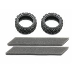 Tamyia 54861 1:10 Reifen (2) Rally Block weich 26mm...