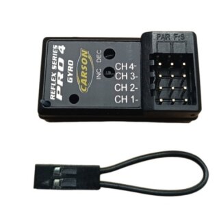 Carson 501550 Empfänger 4K Reflex Wheel Pro 4 Gyro WP 500501550