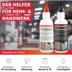 Everglue 6500112K 30-Minuten-Epoxy Epoxidharz 200g Dosierflaschen 1:1