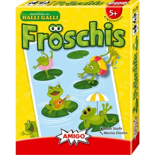 Amigo 02152 Kartenspiel Fröschis Lasst die Fröschis hüpfen!