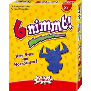 Amigo 04910 Kartenspiel 6 nimmt! Kein Spiel für Hornochsen!