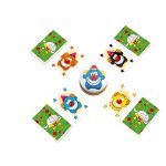 Amigo 07790 Familienspiel Halli Galli Junior Der Riesenspass mit lustigen Clowns