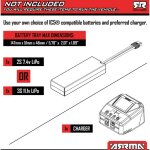 Arrma ARA4315V4T1 1:8 INFRACTION 223S DSC 4X4 RTR Brushless Bash Truck, Blue/Red