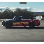 Arrma ARA4315V4T2 1:8 INFRACTION 223S DSC 4X4 RTR Brushless Bash Truck, Black/Red